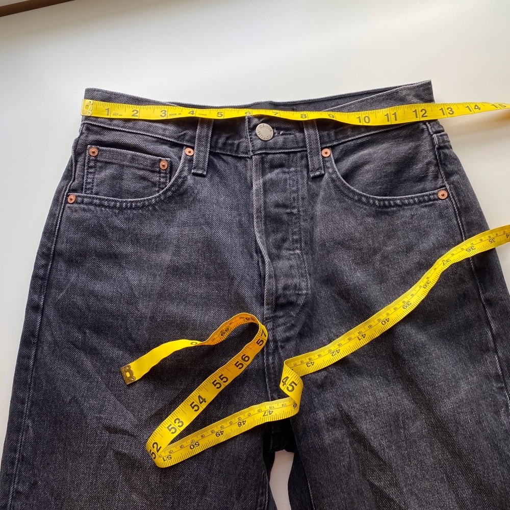 Denim Forum The Joni Loose Bermuda Short Woman 24 Black Streetwear Preppy 90s - Picture 11 of 15
